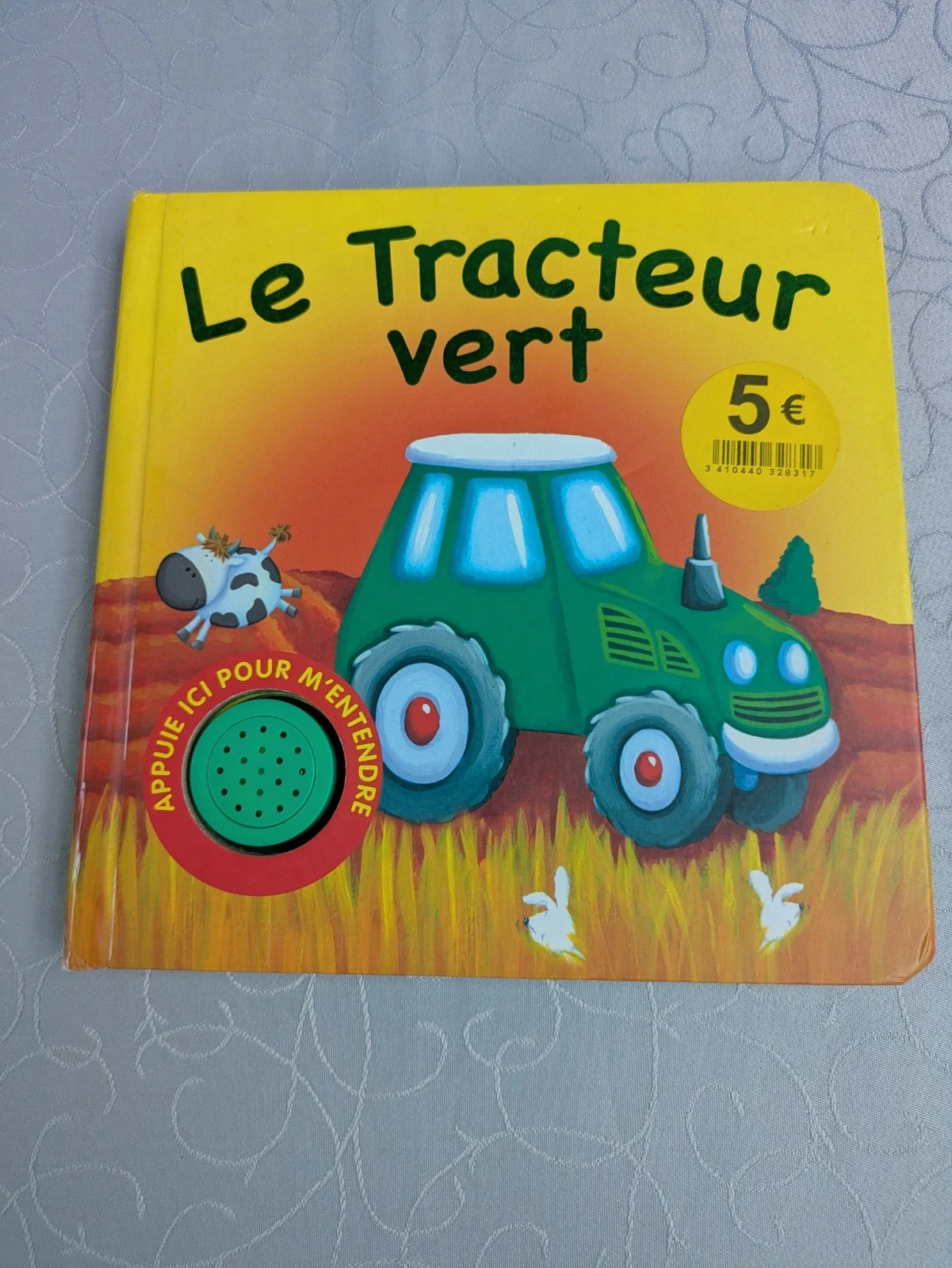 Livre sonore, le tracteur vert